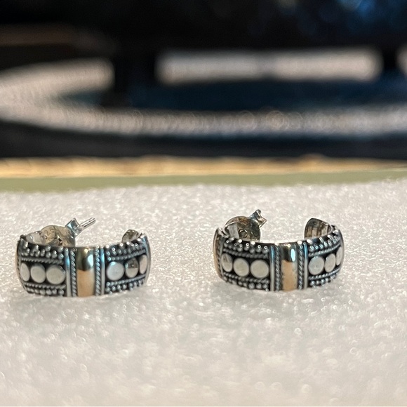 Novica Sterling Silver / 925 & 10K Gold Earrings - Picture 1 of 3